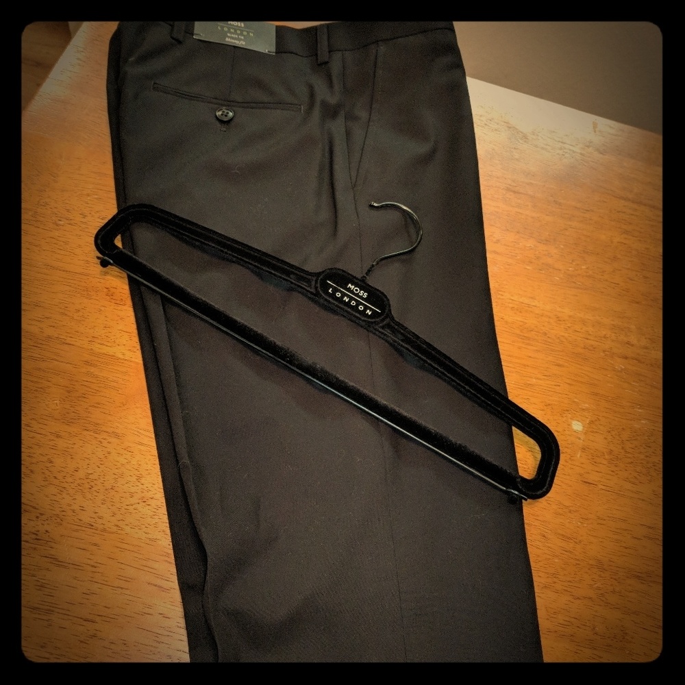 NWT Moss/London Black Slacks